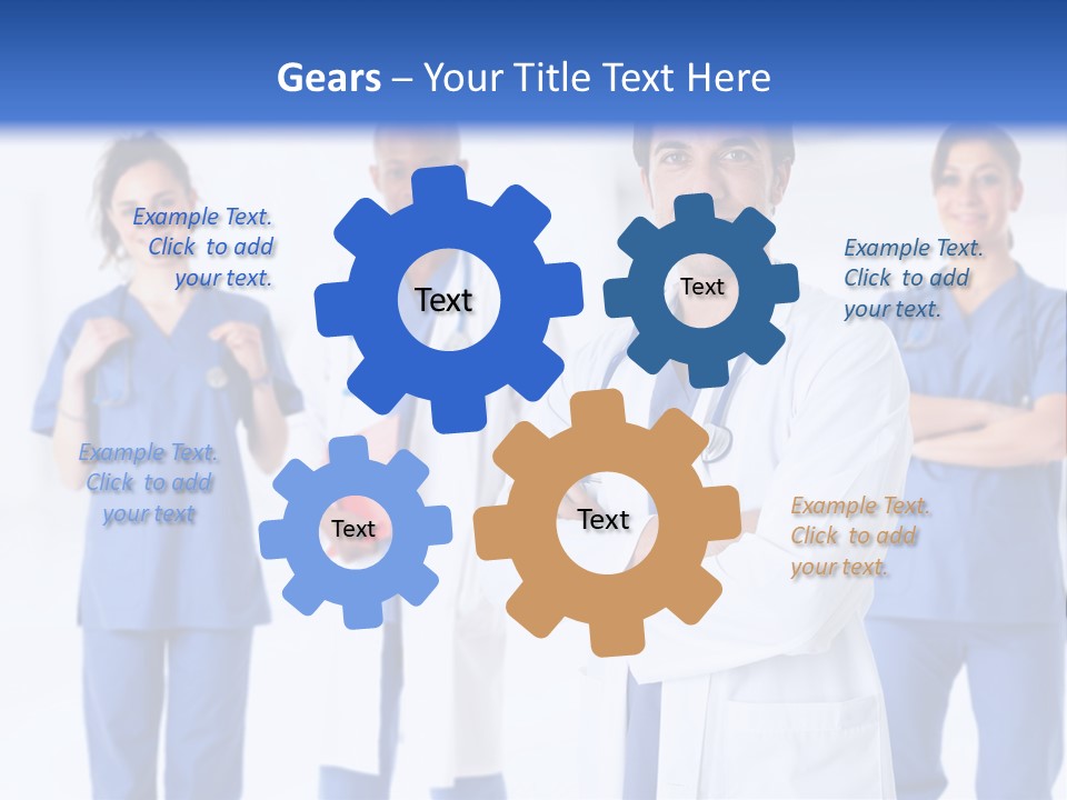 Physician People Health Care PowerPoint Template