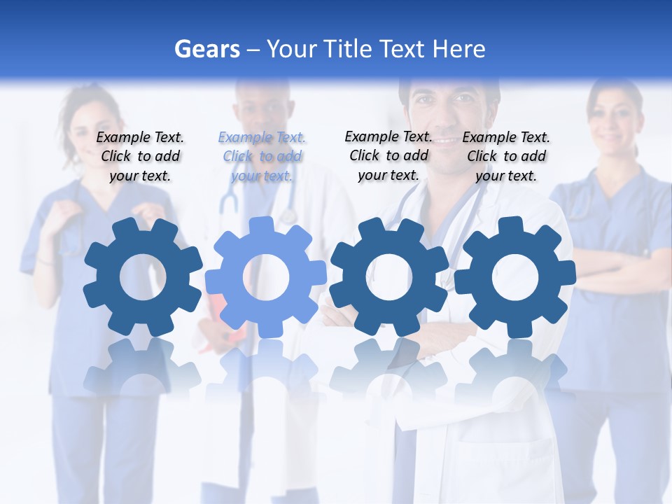 Physician People Health Care PowerPoint Template