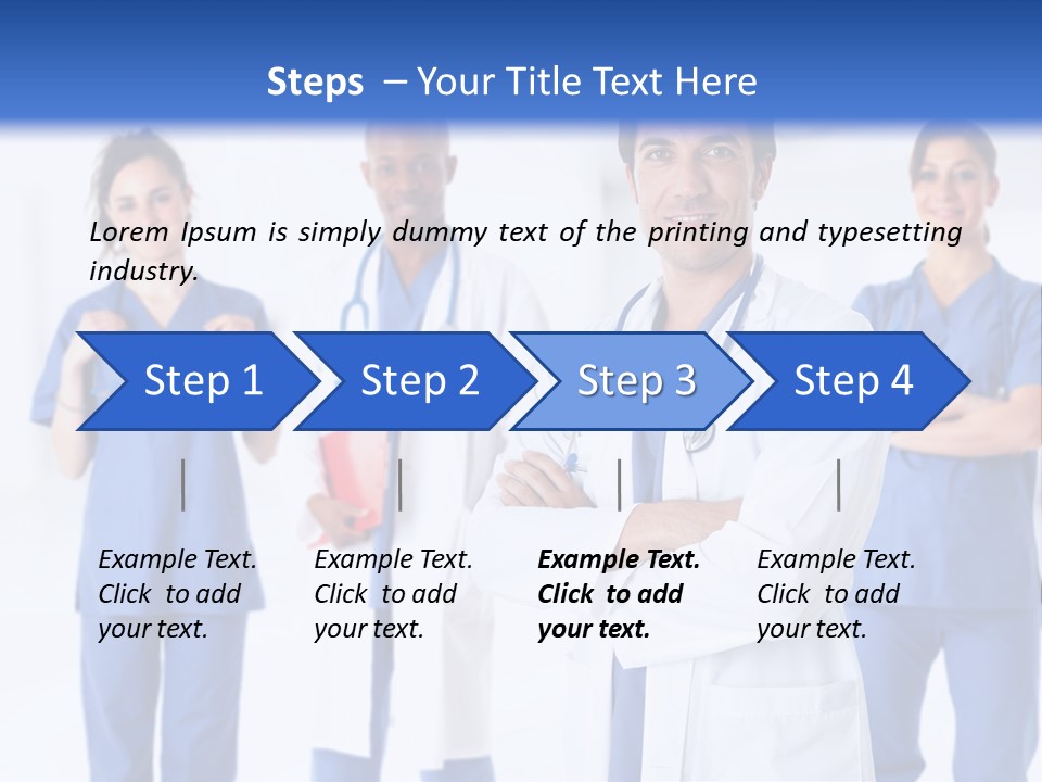 Physician People Health Care PowerPoint Template