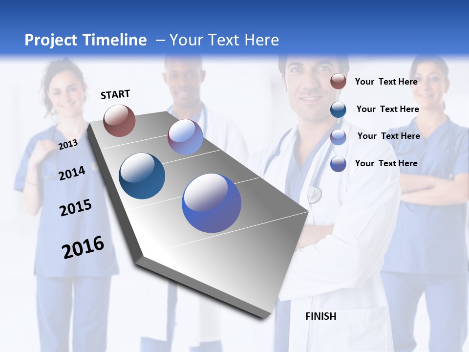 Physician People Health Care PowerPoint Template