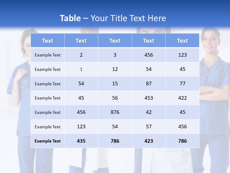 Physician People Health Care PowerPoint Template