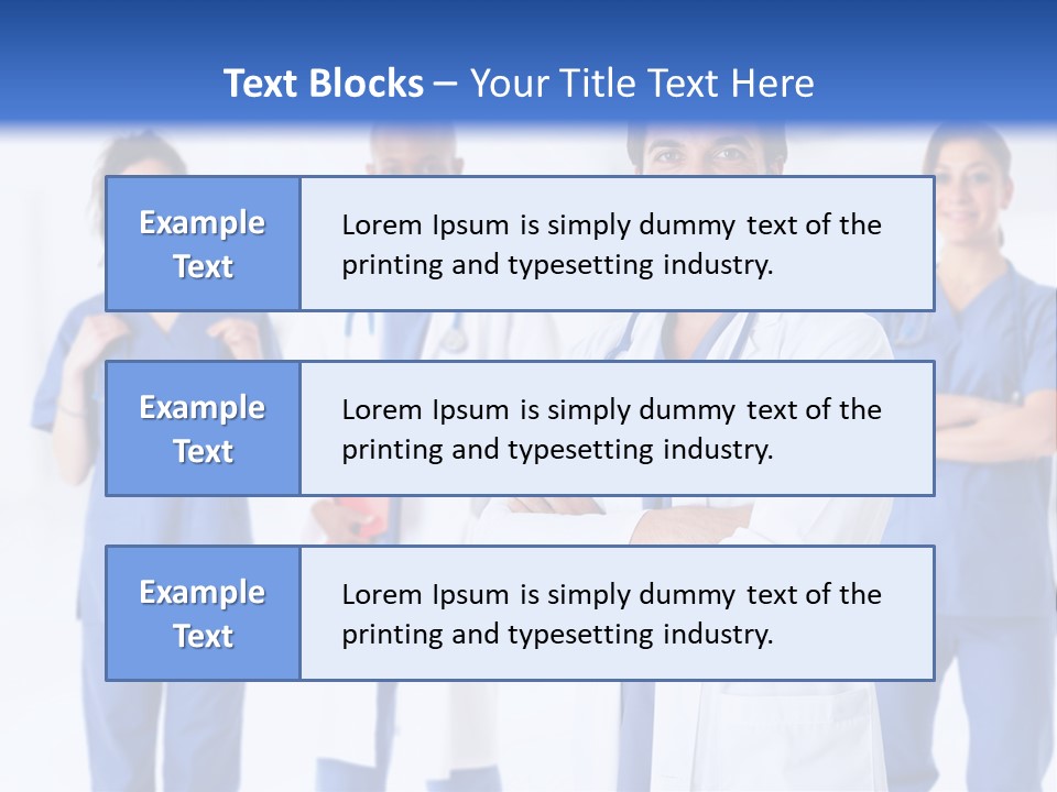 Physician People Health Care PowerPoint Template