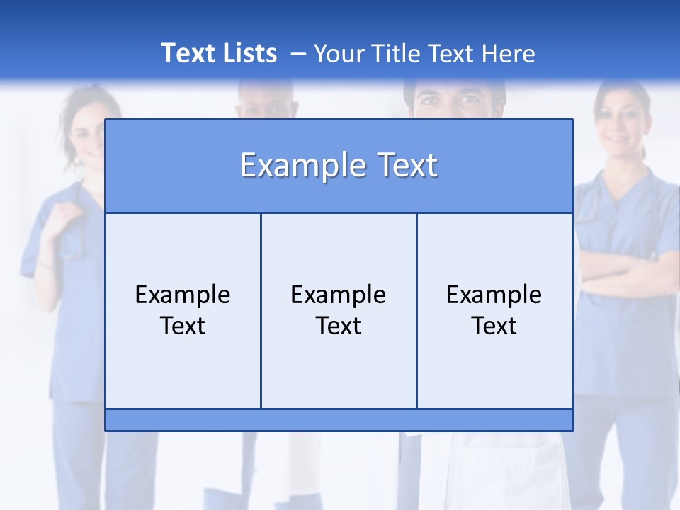 Physician People Health Care PowerPoint Template