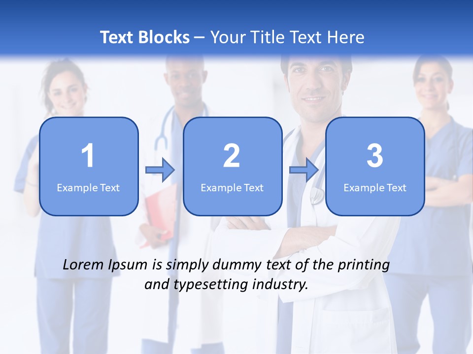 Physician People Health Care PowerPoint Template
