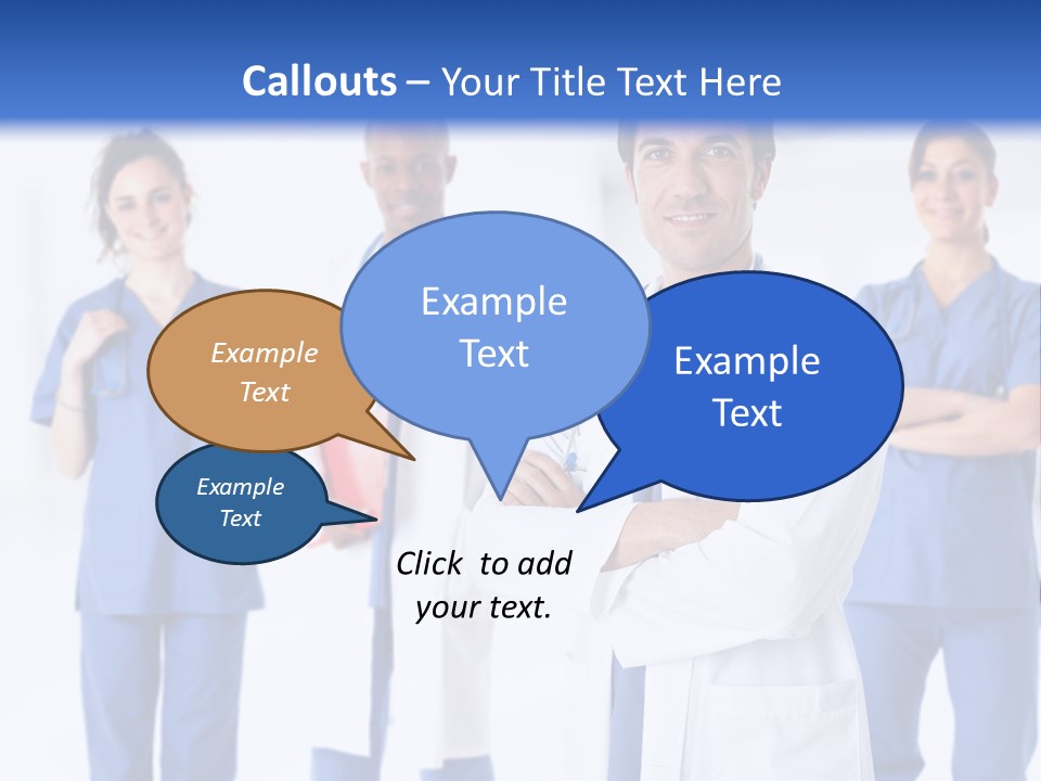 Physician People Health Care PowerPoint Template