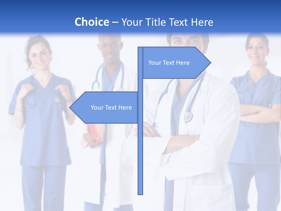 Physician People Health Care PowerPoint Template