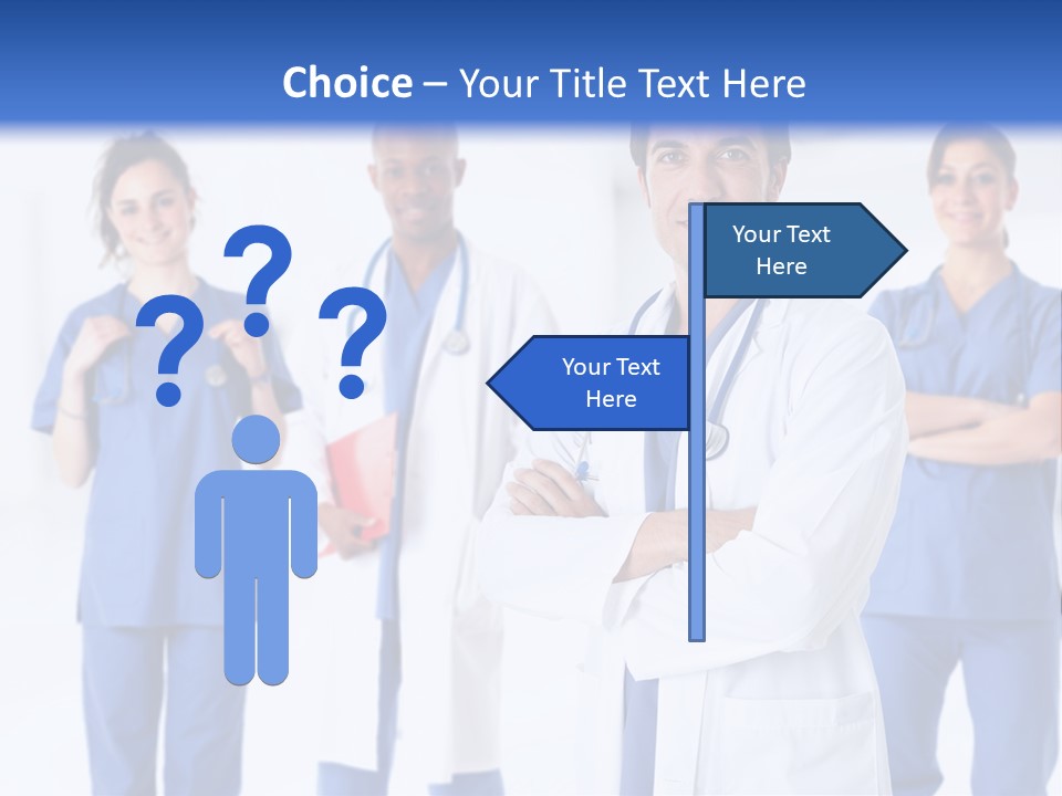 Physician People Health Care PowerPoint Template