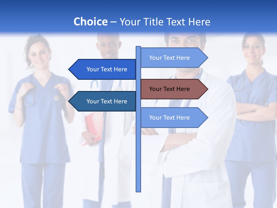 Physician People Health Care PowerPoint Template