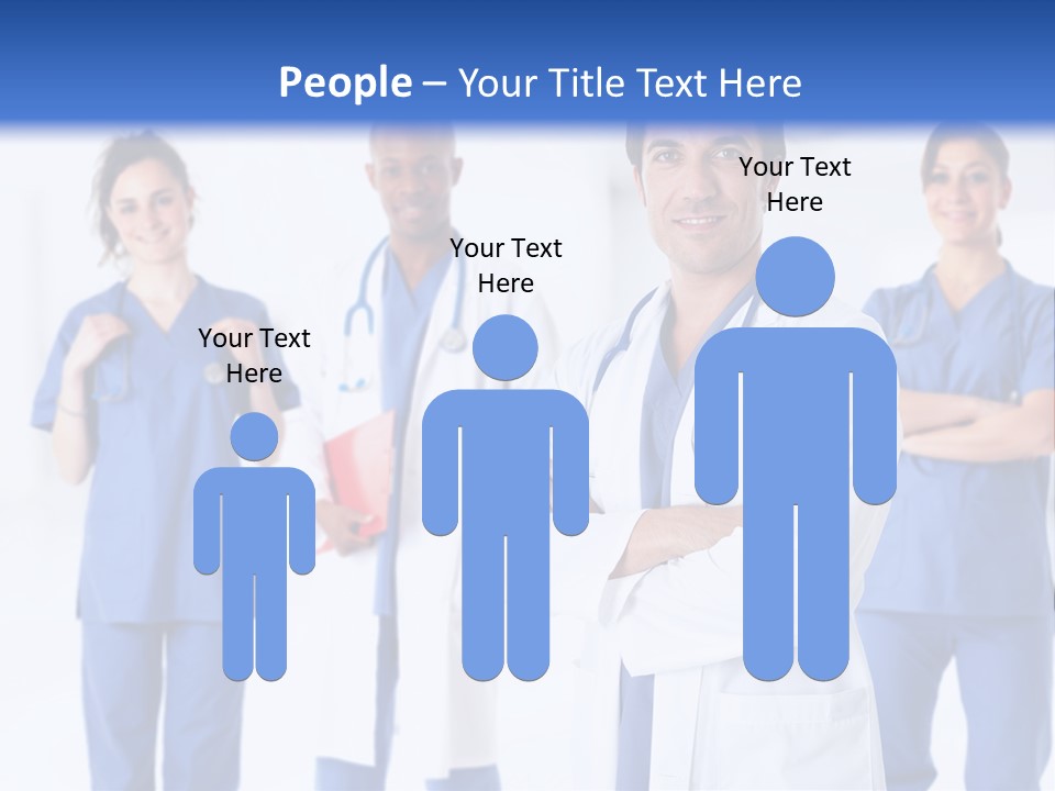 Physician People Health Care PowerPoint Template