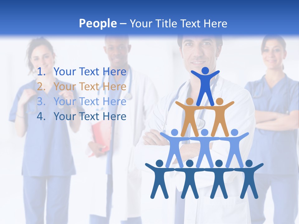 Physician People Health Care PowerPoint Template