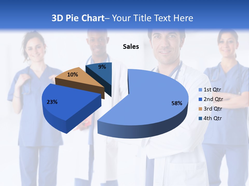 Physician People Health Care PowerPoint Template