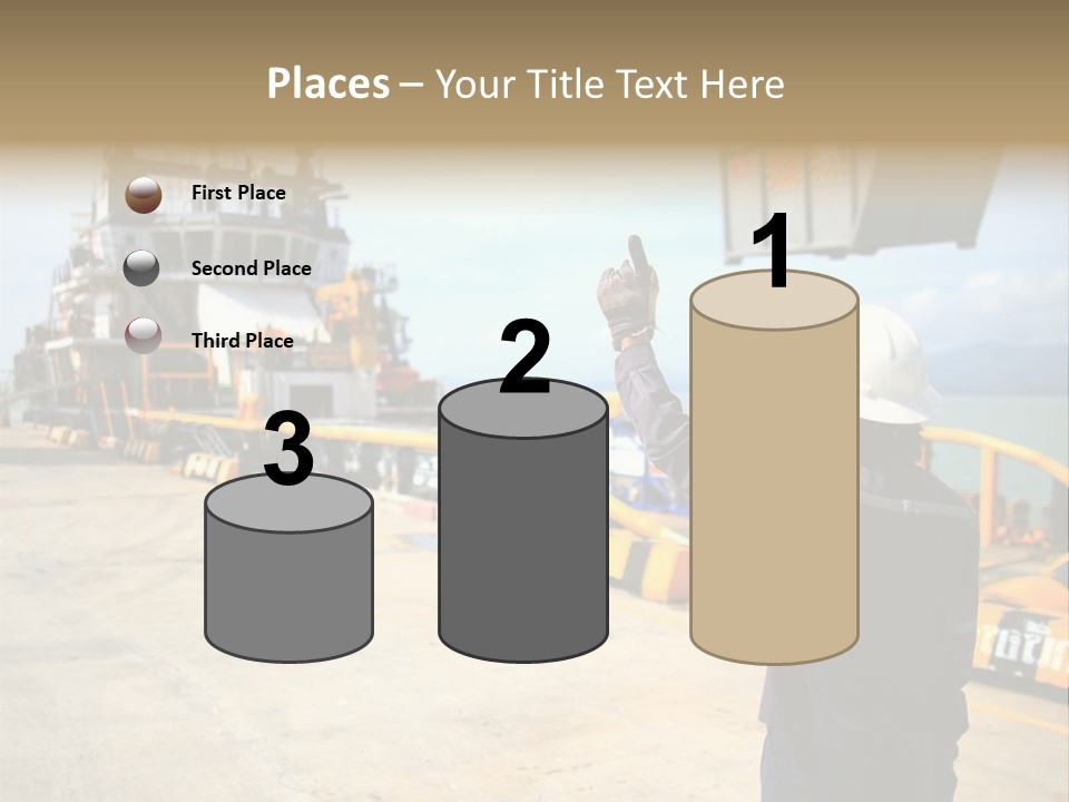 Hours Marine Scene PowerPoint Template