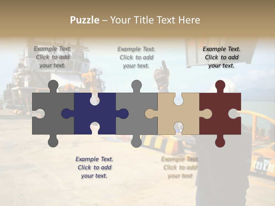 Hours Marine Scene PowerPoint Template