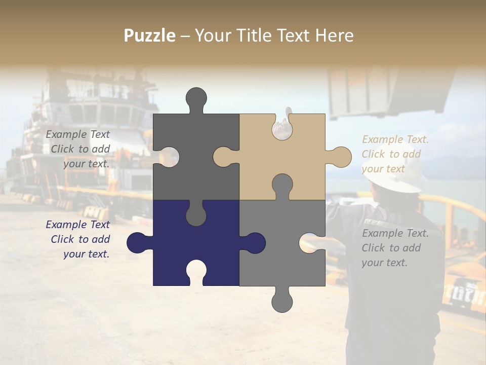 Hours Marine Scene PowerPoint Template