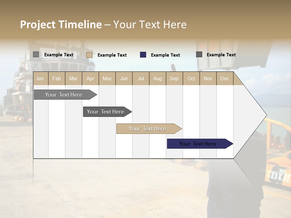 Hours Marine Scene PowerPoint Template