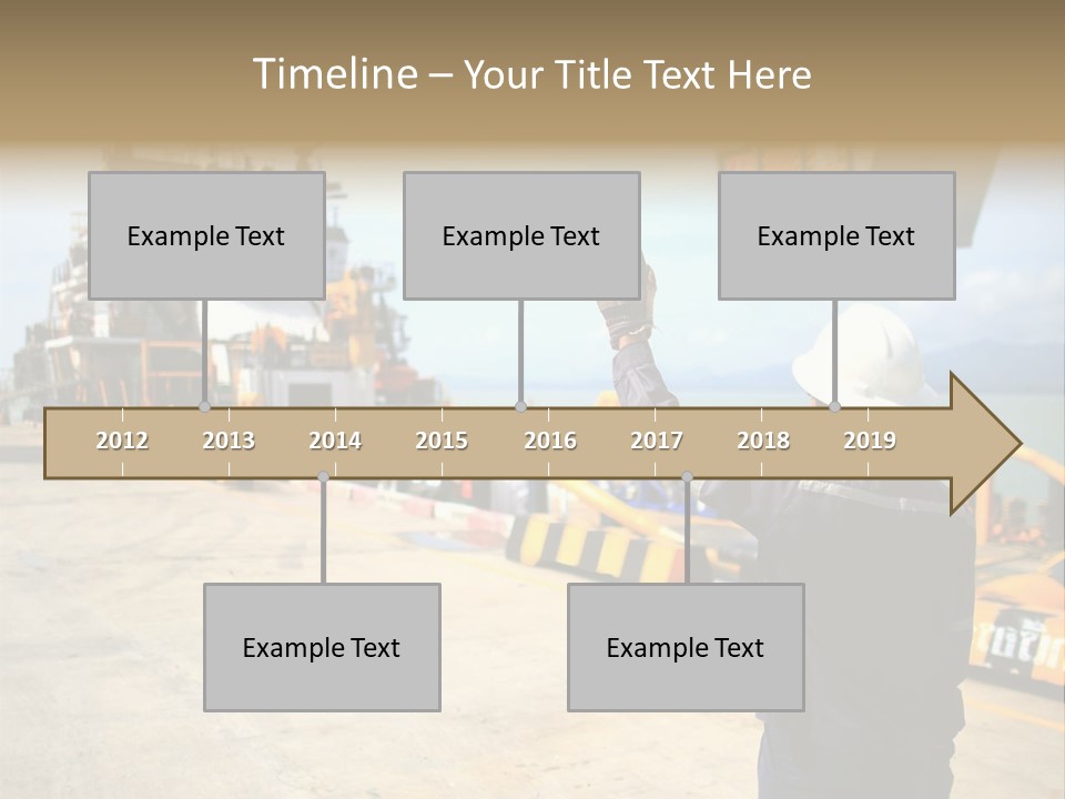 Hours Marine Scene PowerPoint Template