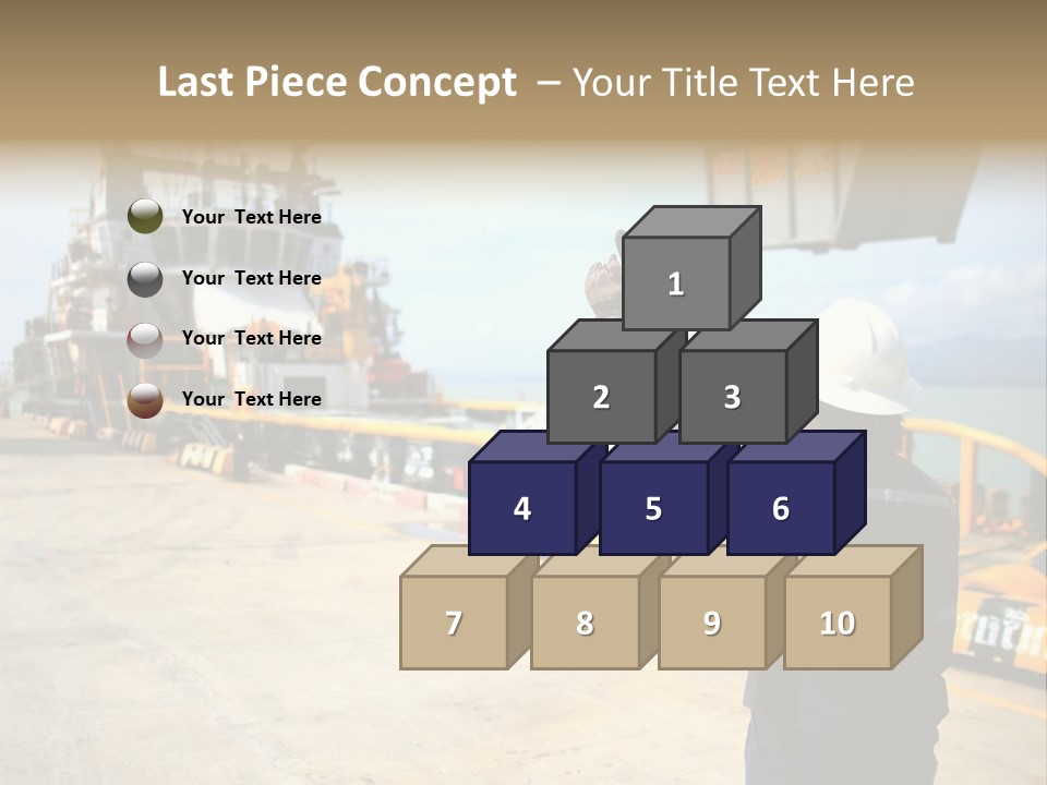 Hours Marine Scene PowerPoint Template