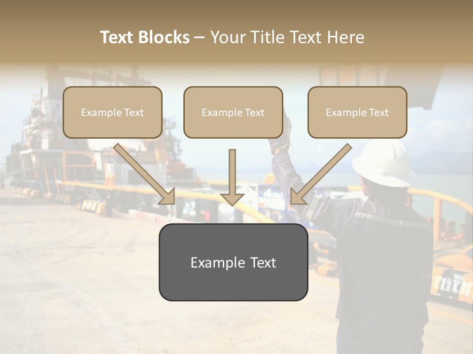 Hours Marine Scene PowerPoint Template