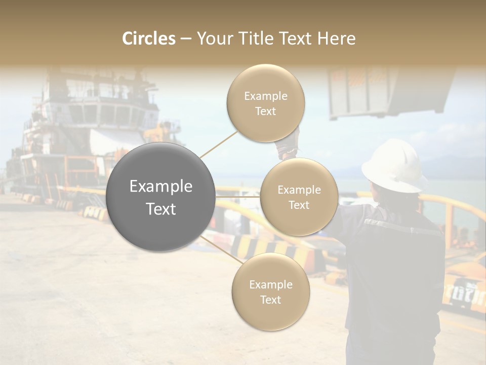 Hours Marine Scene PowerPoint Template