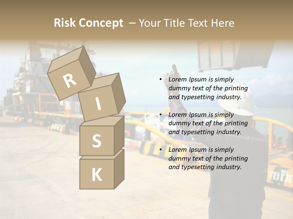 Hours Marine Scene PowerPoint Template