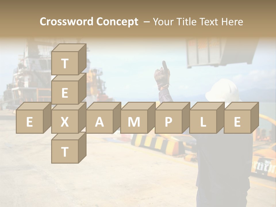 Hours Marine Scene PowerPoint Template