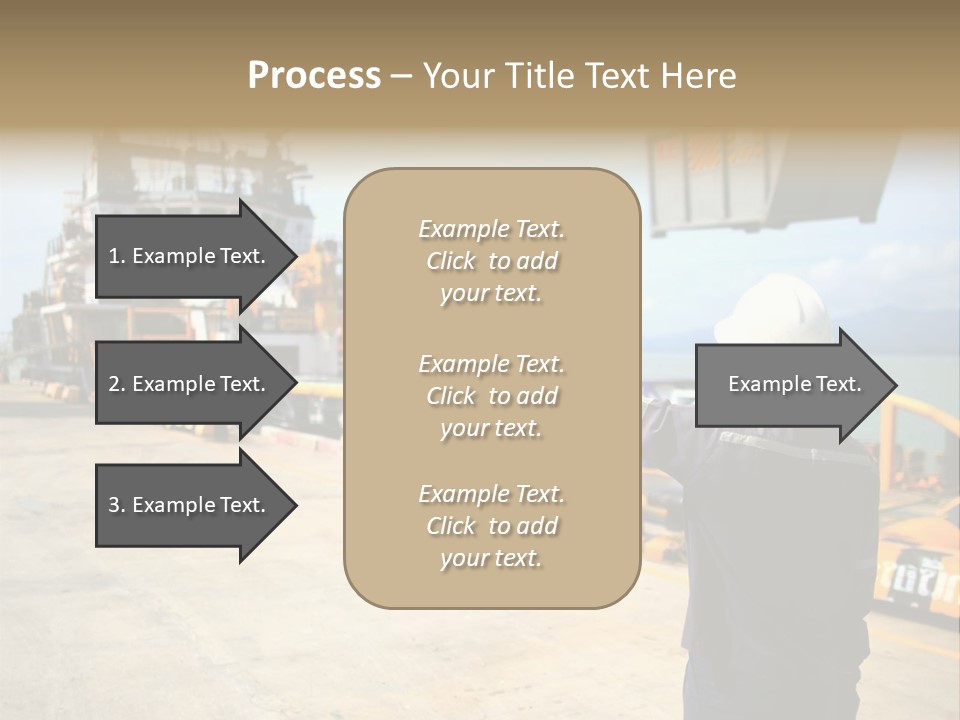 Hours Marine Scene PowerPoint Template