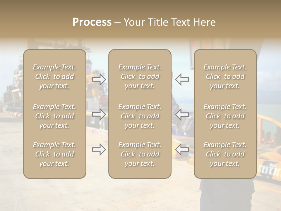 Hours Marine Scene PowerPoint Template
