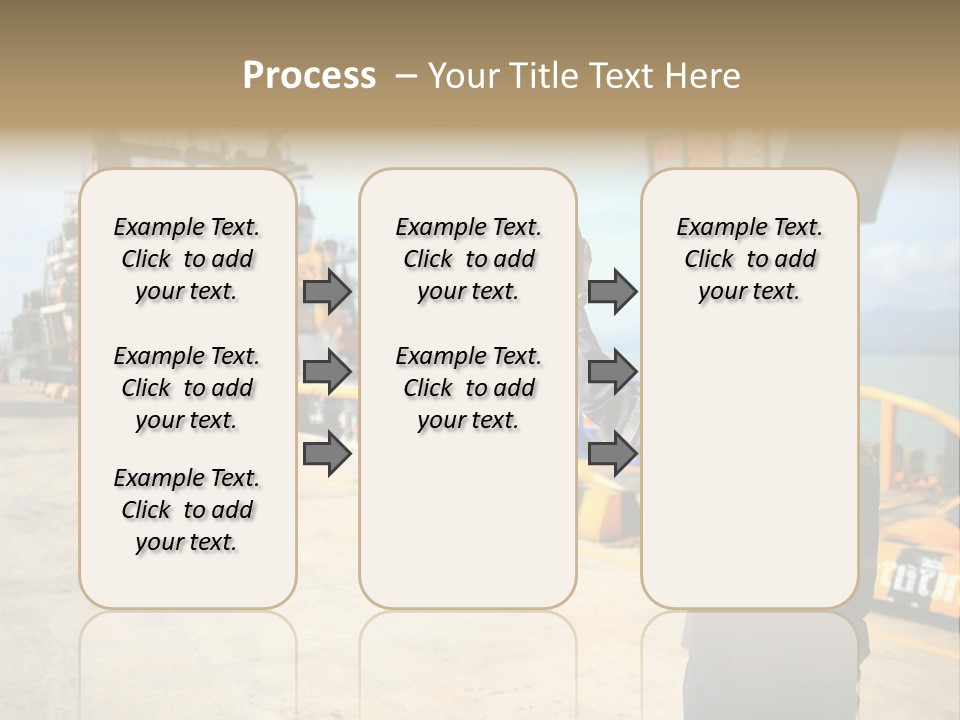 Hours Marine Scene PowerPoint Template