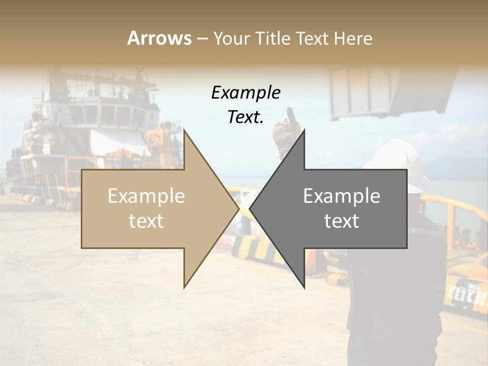 Hours Marine Scene PowerPoint Template
