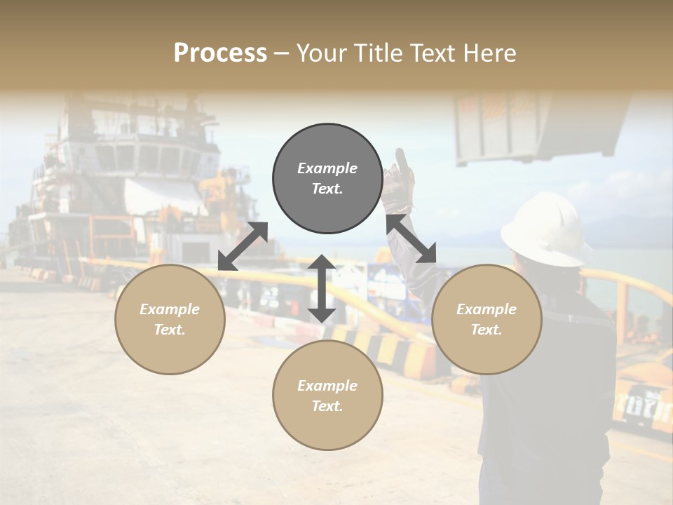 Hours Marine Scene PowerPoint Template