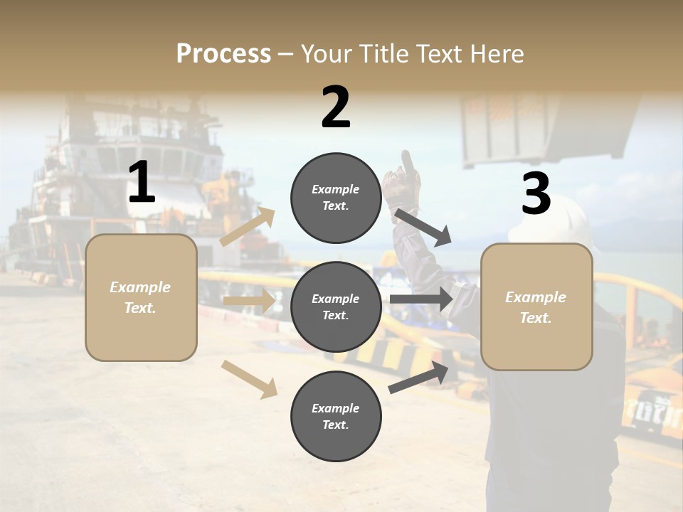 Hours Marine Scene PowerPoint Template
