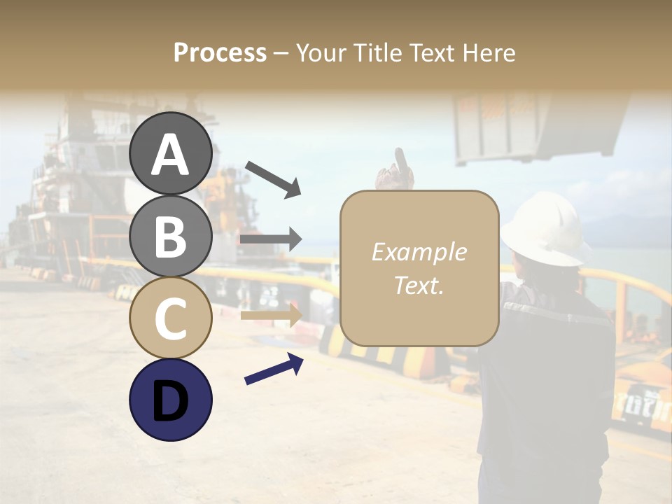 Hours Marine Scene PowerPoint Template