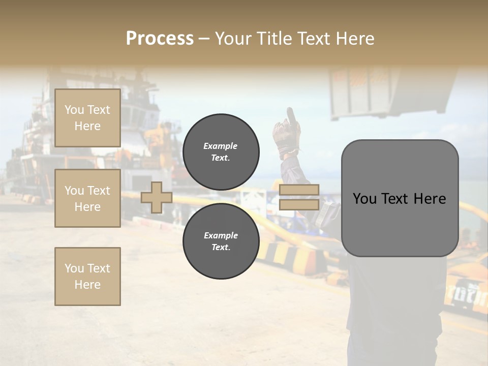 Hours Marine Scene PowerPoint Template