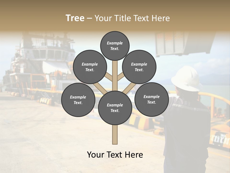 Hours Marine Scene PowerPoint Template