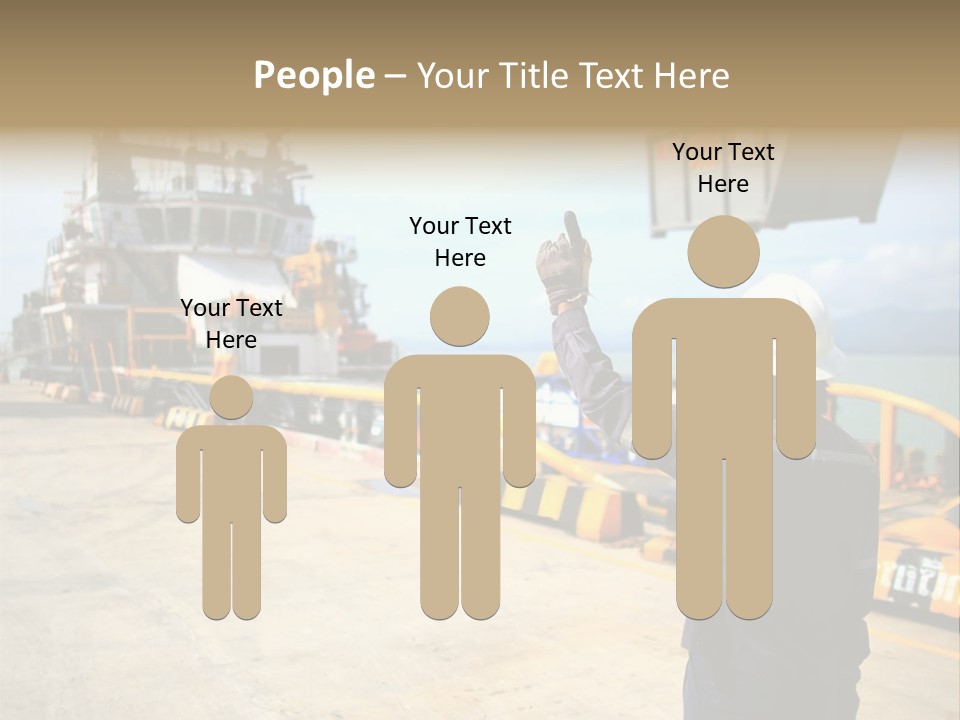 Hours Marine Scene PowerPoint Template