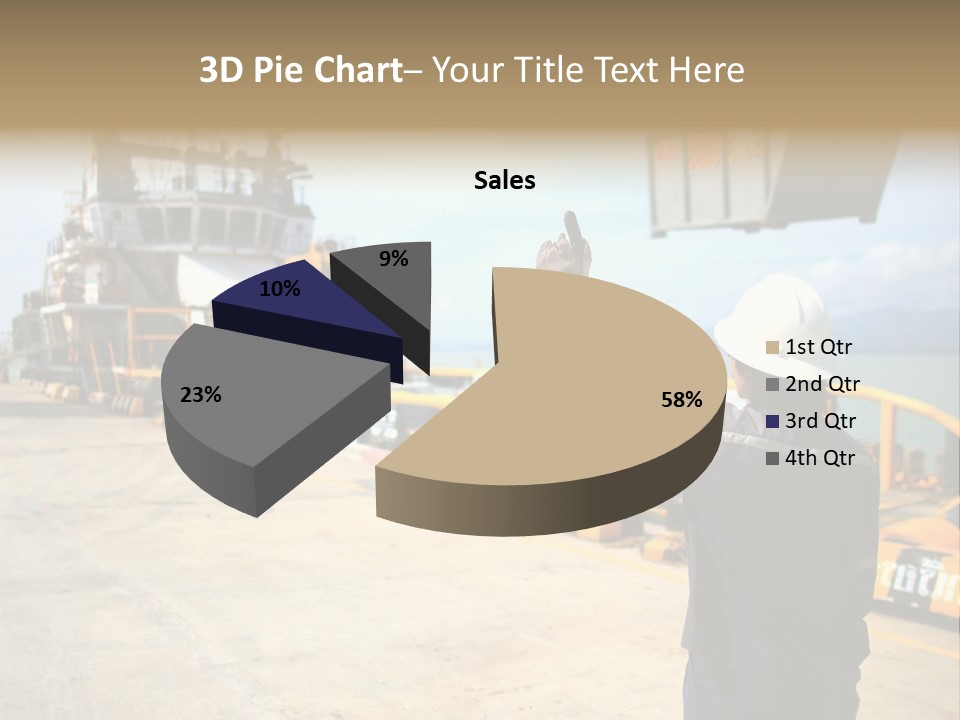 Hours Marine Scene PowerPoint Template