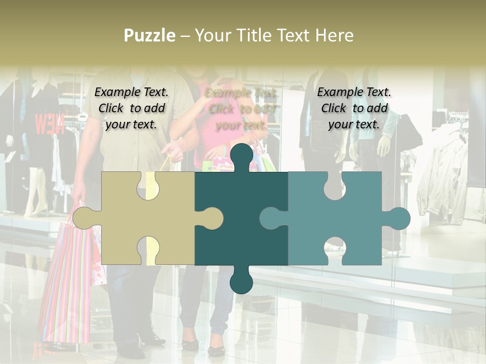 Window Showing Standing PowerPoint Template