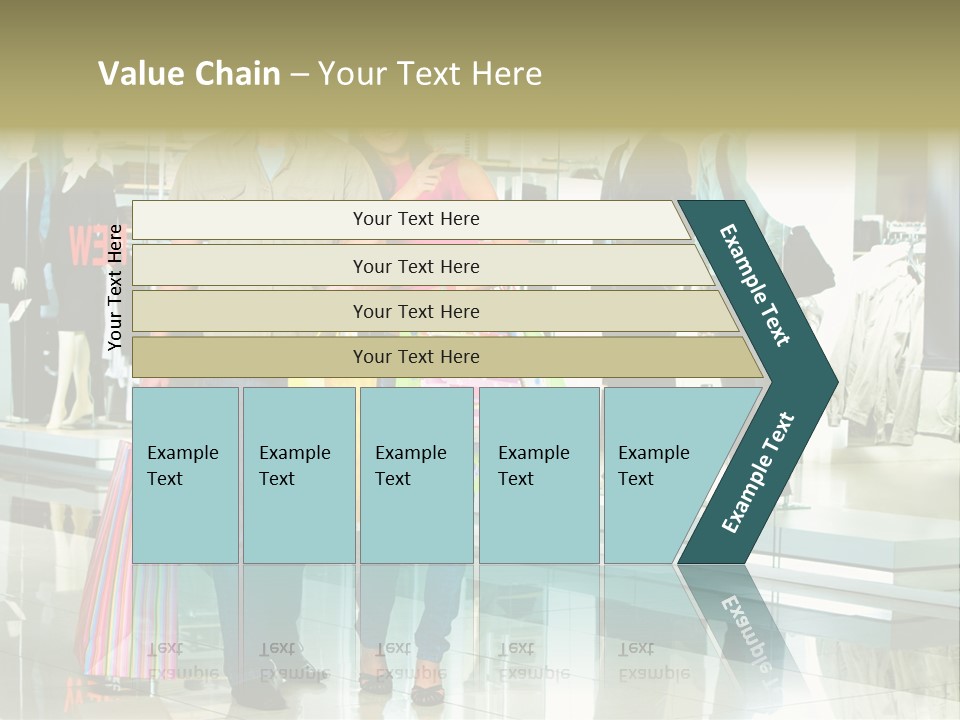 Window Showing Standing PowerPoint Template