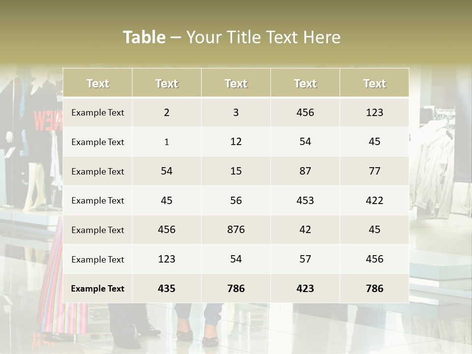 Window Showing Standing PowerPoint Template