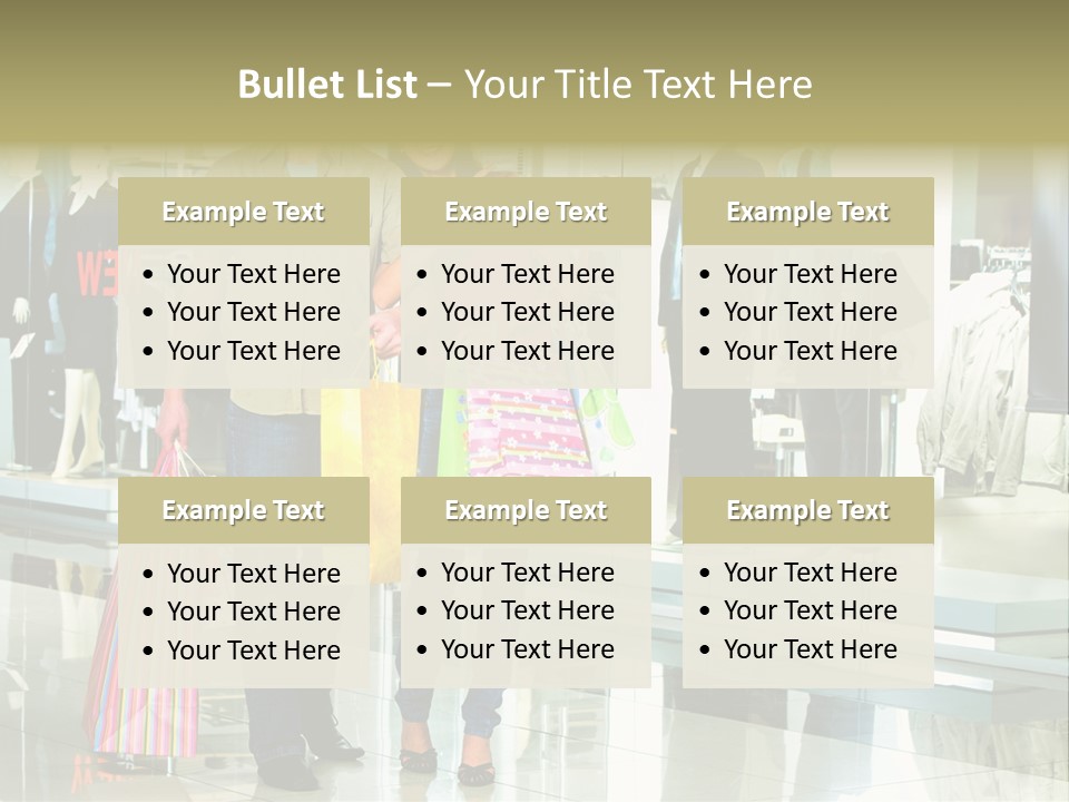 Window Showing Standing PowerPoint Template