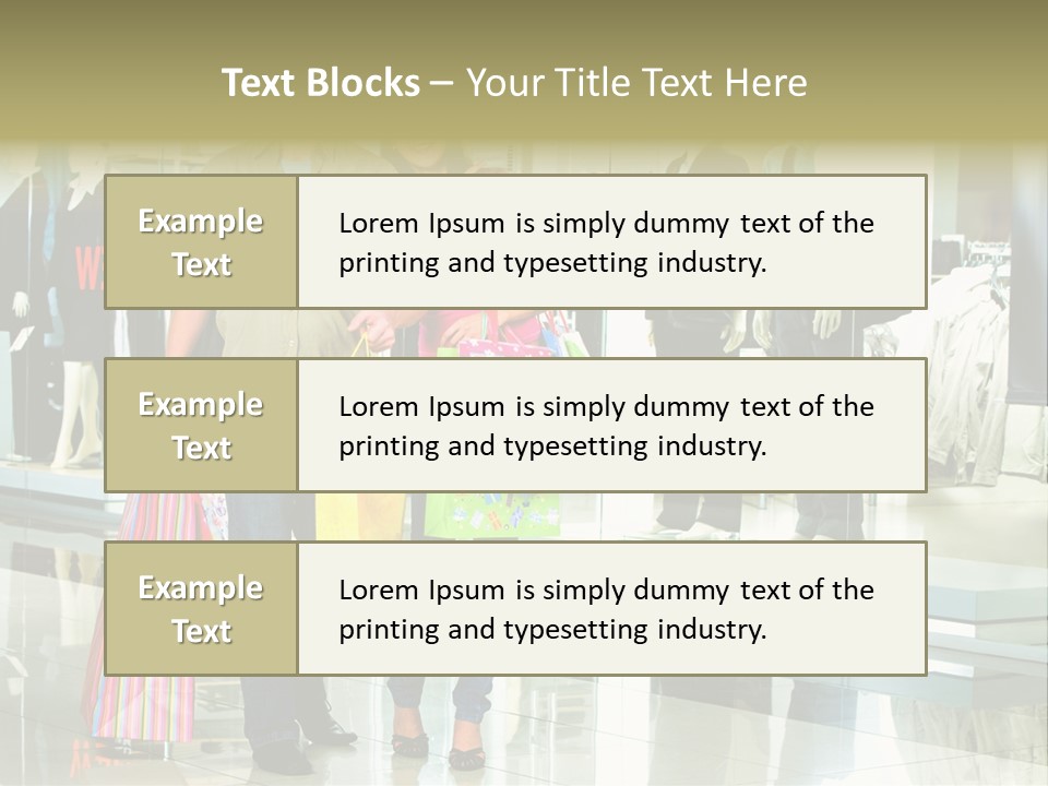 Window Showing Standing PowerPoint Template