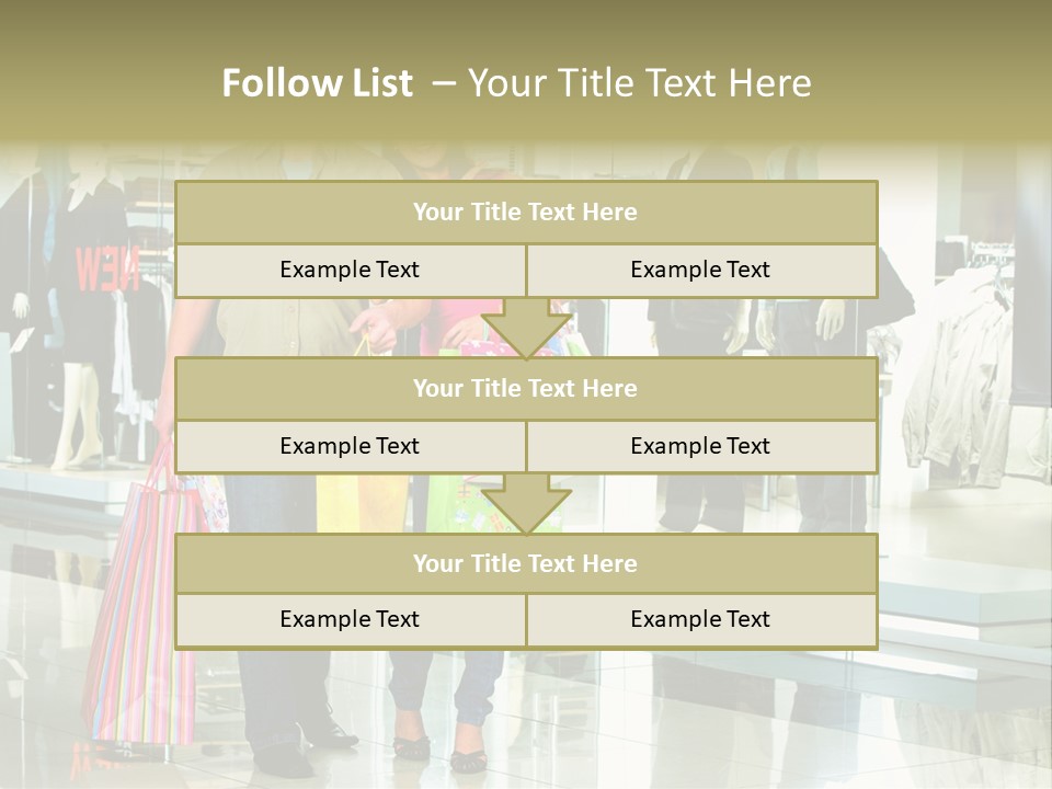 Window Showing Standing PowerPoint Template