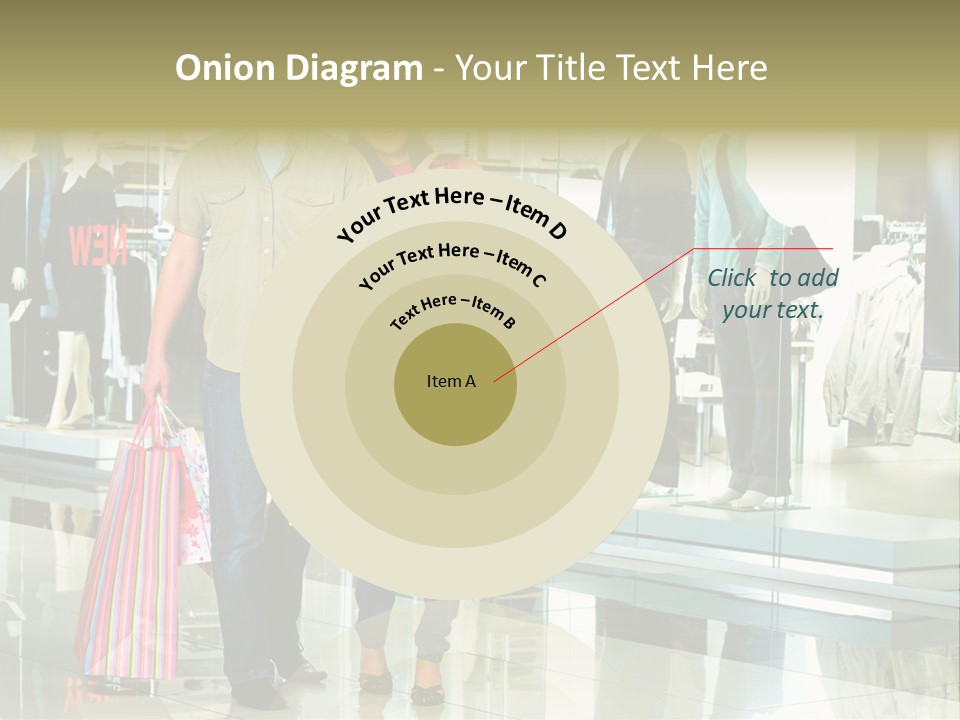 Window Showing Standing PowerPoint Template