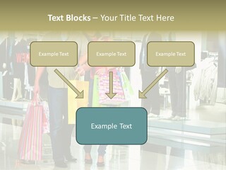 Window Showing Standing PowerPoint Template