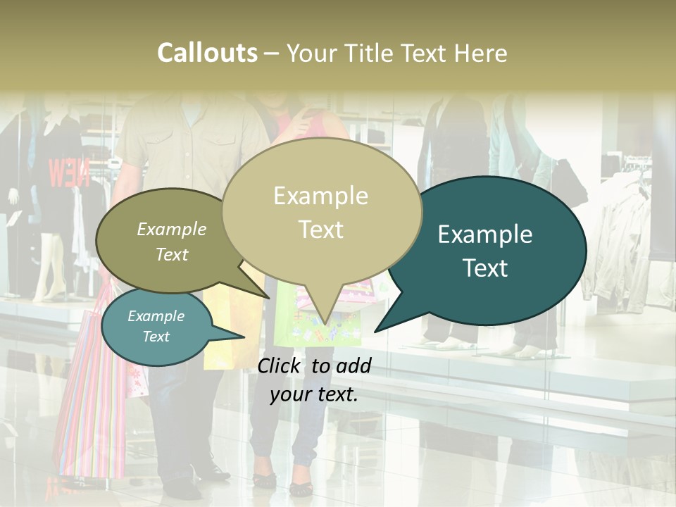 Window Showing Standing PowerPoint Template