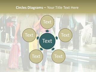Window Showing Standing PowerPoint Template