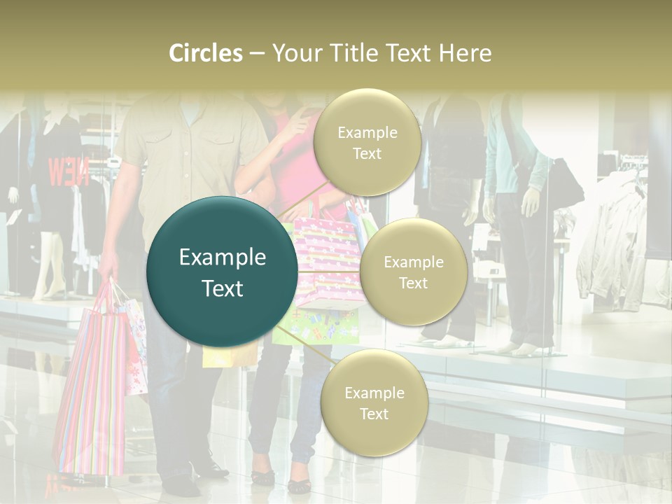 Window Showing Standing PowerPoint Template