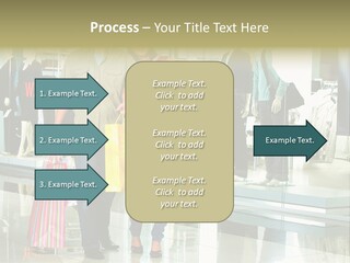 Window Showing Standing PowerPoint Template