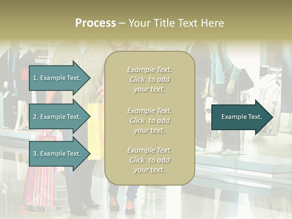 Window Showing Standing PowerPoint Template