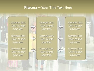 Window Showing Standing PowerPoint Template